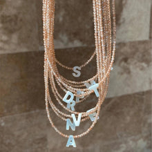 Load image into Gallery viewer, The PLP Pearl Initial Beaded Necklace
