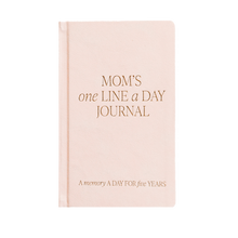 Load image into Gallery viewer, Mom's One Line A Day Leather Journal