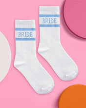Load image into Gallery viewer, "Something Blue" Bride Socks
