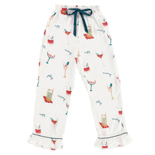 Load image into Gallery viewer, Satin Ruffle Velvet Tie PJ Set *PREORDER*