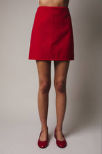 Load image into Gallery viewer, Pretty Little Red Mini Skirt