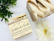 Load image into Gallery viewer, Sandalwood Vanilla Handmade Soap Bar