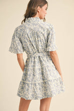 Load image into Gallery viewer, Pretty Little Ruffled Tiered Floral Mini Dress