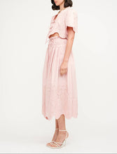 Load image into Gallery viewer, Margot Eyelet Pink Blouse & Skirt Set