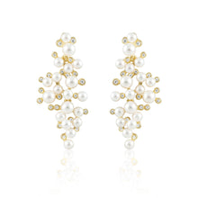 Load image into Gallery viewer, Tiffany Pearl Dangle Earrings