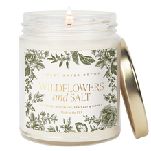 Load image into Gallery viewer, Wildflowers & Salt Soy Candle
