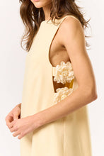 Load image into Gallery viewer, Butter Yellow Flower Shift Mini Dress