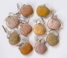 Load image into Gallery viewer, Pumpkin Handmade Irish Linen Hanging Decor