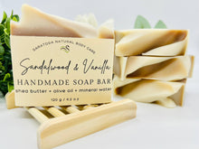 Load image into Gallery viewer, Sandalwood Vanilla Handmade Soap Bar