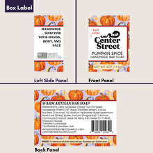 Load image into Gallery viewer, Pumpkin Spice Handmade Bar Soap