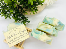 Load image into Gallery viewer, White Tea Ginger Handmade Soap