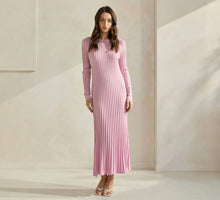 Load image into Gallery viewer, Pretty Little Ribbed Sweater Dress