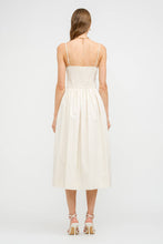 Load image into Gallery viewer, Silvia Cotton Poplin Midi Dress
