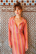 Load image into Gallery viewer, The Costa Smeralda Long Sleeve Coverup Dress