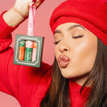 Load image into Gallery viewer, Poppy & Pout Holiday Lip Balm Trio Ornament