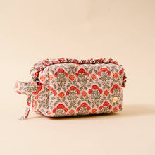 Load image into Gallery viewer, Everbloom Dusty Rose Essentials Quilted Cosmetic Pouch