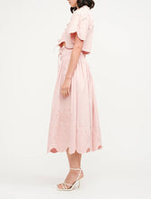 Load image into Gallery viewer, Margot Eyelet Pink Blouse & Skirt Set