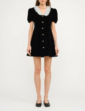 Load image into Gallery viewer, Valentina Velvet Bow Mini Dress