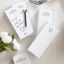 Load image into Gallery viewer, Spring Stationary Notepad Acrylic Tray Set