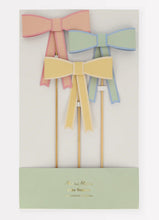 Load image into Gallery viewer, Pastel Bow Cake Toppers