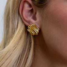 Load image into Gallery viewer, Julia Statement Gold Earrings