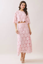 Load image into Gallery viewer, The Pink Petals Floral Lace Set