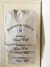 Load image into Gallery viewer, Summer In Greece Social Club Sweatshirt
