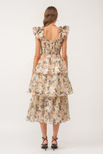 Load image into Gallery viewer, Olivia Organza Smocked Midi Dress
