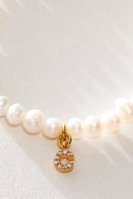 Load image into Gallery viewer, Pretty Little Pearl Initial Gold Bracelet