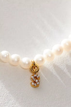 Load image into Gallery viewer, Pretty Little Pearl Initial Gold Bracelet