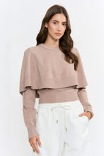 Load image into Gallery viewer, The Sonoma Cape Knit Sweater