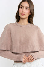 Load image into Gallery viewer, The Sonoma Cape Knit Sweater