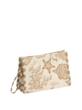 Load image into Gallery viewer, Coastal Jacquard Wristlet Pouch