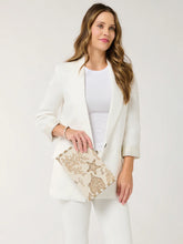 Load image into Gallery viewer, Coastal Jacquard Wristlet Pouch