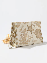 Load image into Gallery viewer, Coastal Jacquard Wristlet Pouch