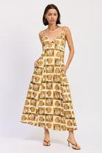 Load image into Gallery viewer, Seashell Beaded Maxi Dress