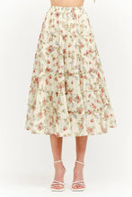 Load image into Gallery viewer, Brigitte Cream Floral Ruffle Set