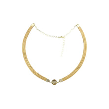 Load image into Gallery viewer, Golden Grass Gemstone Choker