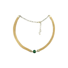 Load image into Gallery viewer, Golden Grass Gemstone Choker