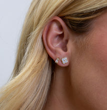 Load image into Gallery viewer, Gracie CZ Clover Stud Earrings
