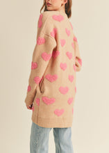 Load image into Gallery viewer, Heart You Cardigan Sweater