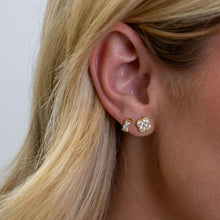 Load image into Gallery viewer, Gracie CZ Clover Stud Earrings