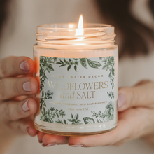 Load image into Gallery viewer, Wildflowers & Salt Soy Candle