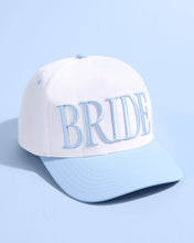 Load image into Gallery viewer, "Something Blue" Bride Embroidered Hat