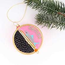 Load image into Gallery viewer, Caviar Boxed Glass Ornament