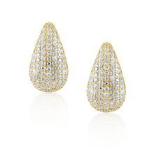 Load image into Gallery viewer, Celine Mini CZ Raindrop Earrings