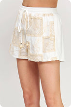 Load image into Gallery viewer, Crochet Macrame Lace Shirt and Shorts Set