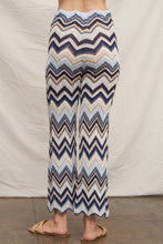 Load image into Gallery viewer, The Mykonos Waves Chevron Pattern Knit Pants