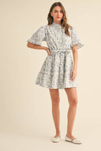 Load image into Gallery viewer, Pretty Little Ruffled Tiered Floral Mini Dress