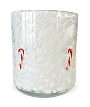Load image into Gallery viewer, Candy Cane Holiday Confetti Icon 12oz Candle